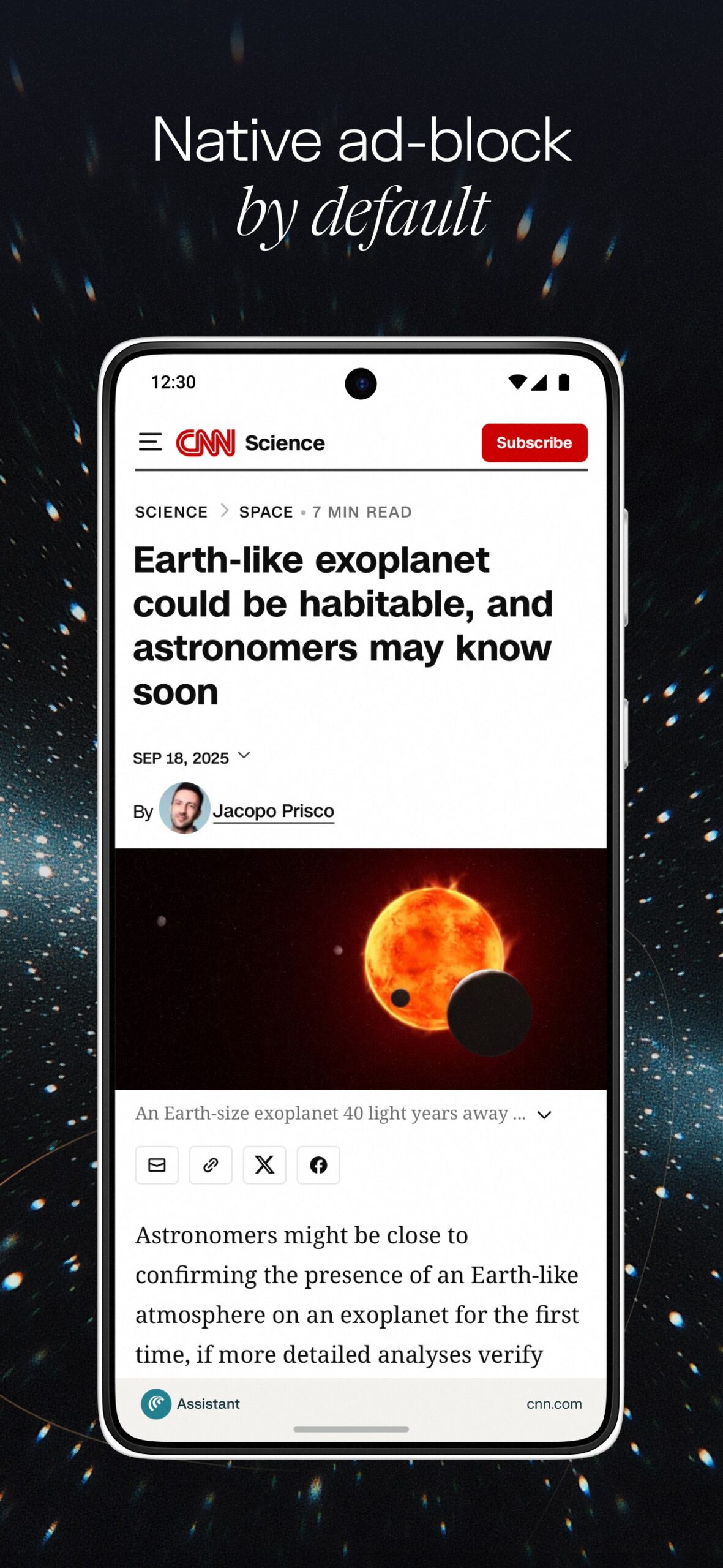 cometa perplexidade navegador android 2
