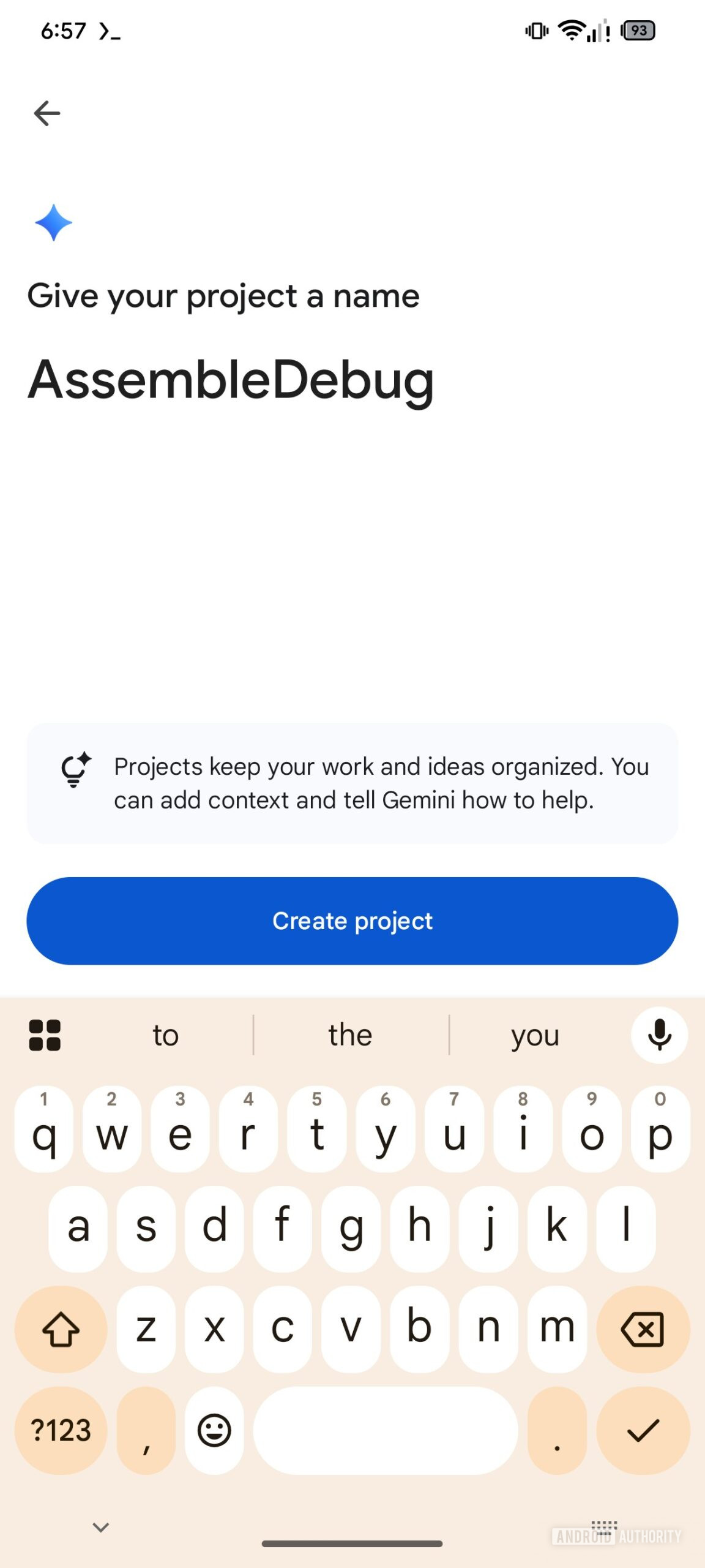 Gemini projeta telas 2
