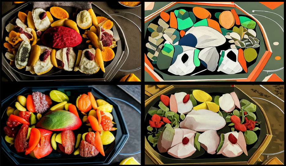 Usando o filtro AI “Estilizado”, as fotos podem ser distorcidas automaticamente. No entanto, como costuma acontecer, a disponibilidade do filtro depende do tipo de motivo; os quatro resultados são então gerados aleatoriamente.