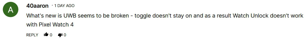 Comentários do leitor sobre o Android 16 QPR2 ser uma grande atualização (3)