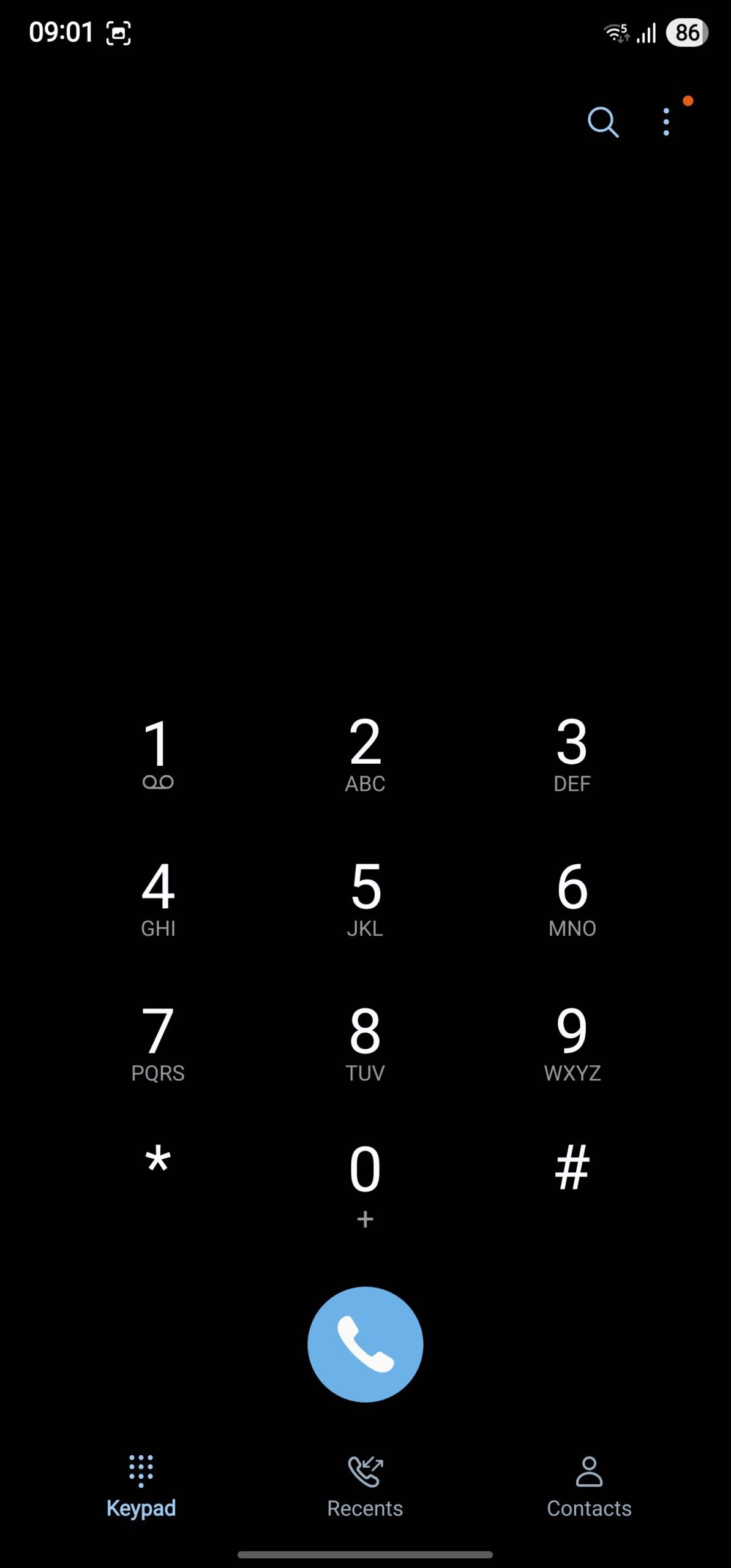 Um telefone UI 8
