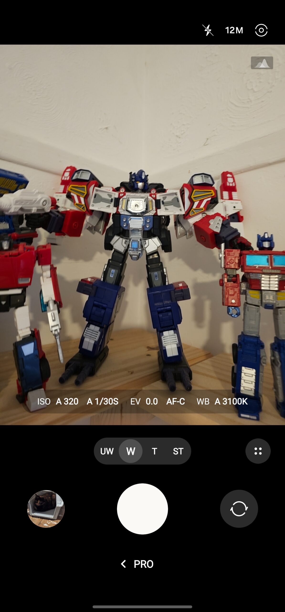 Uma câmera UI 8 pro