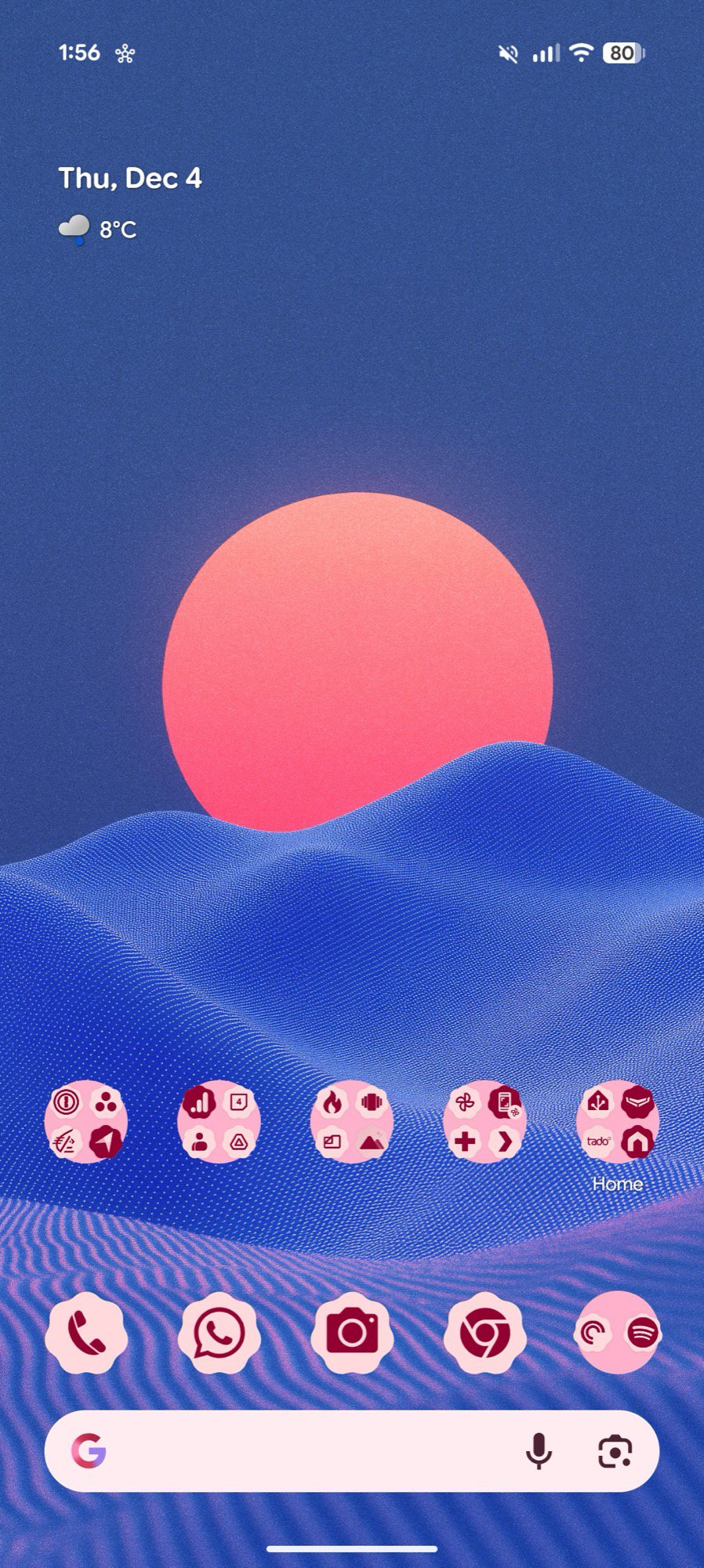 ícone de captura de tela do Google Pixel em formato de biscoito de sete lados