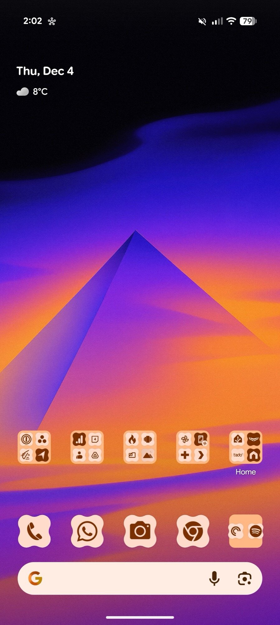 ícone de captura de tela do Google Pixel em formato de biscoito de quatro lados