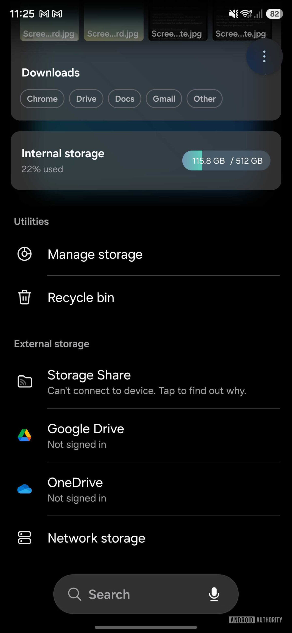 Samsung One UI 8.5 Compartilhamento de armazenamento de meus arquivos