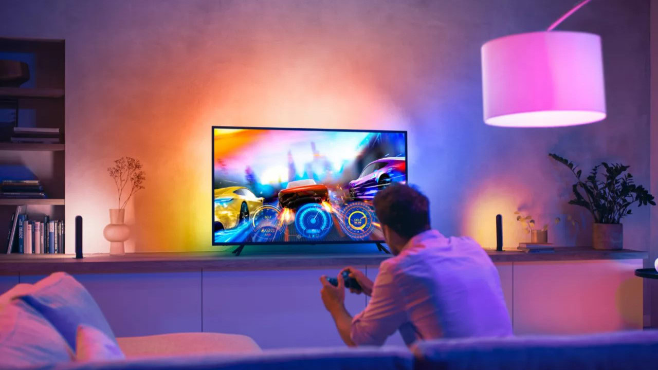 Faixa de luz gradiente de matiz