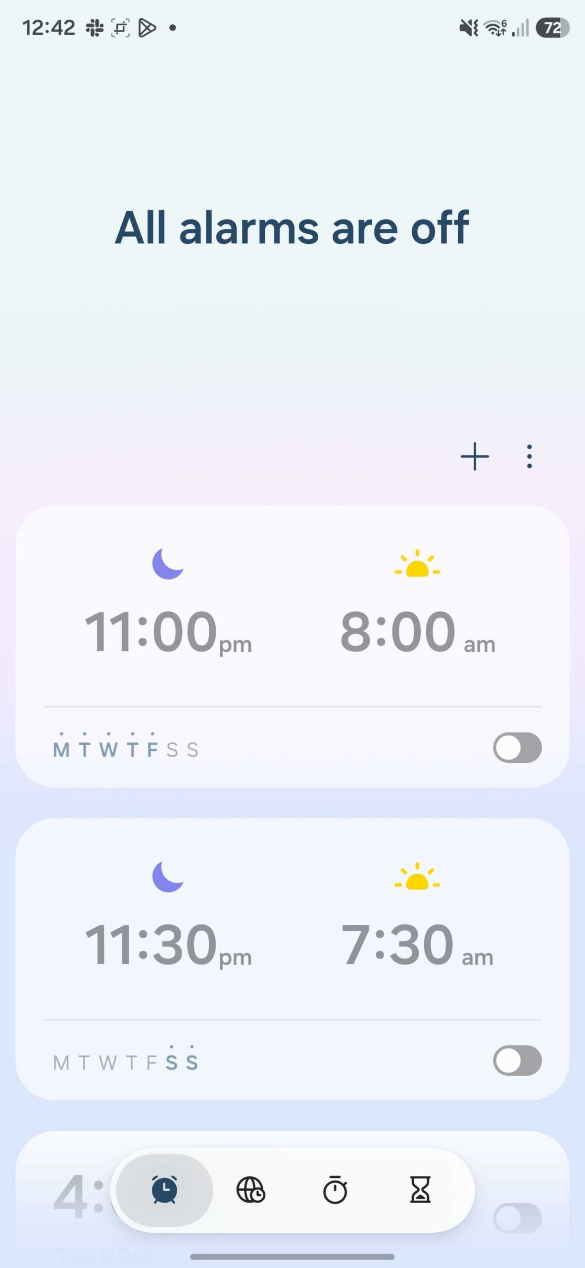 Guia de alarme beta do Samsung One UI 8.5