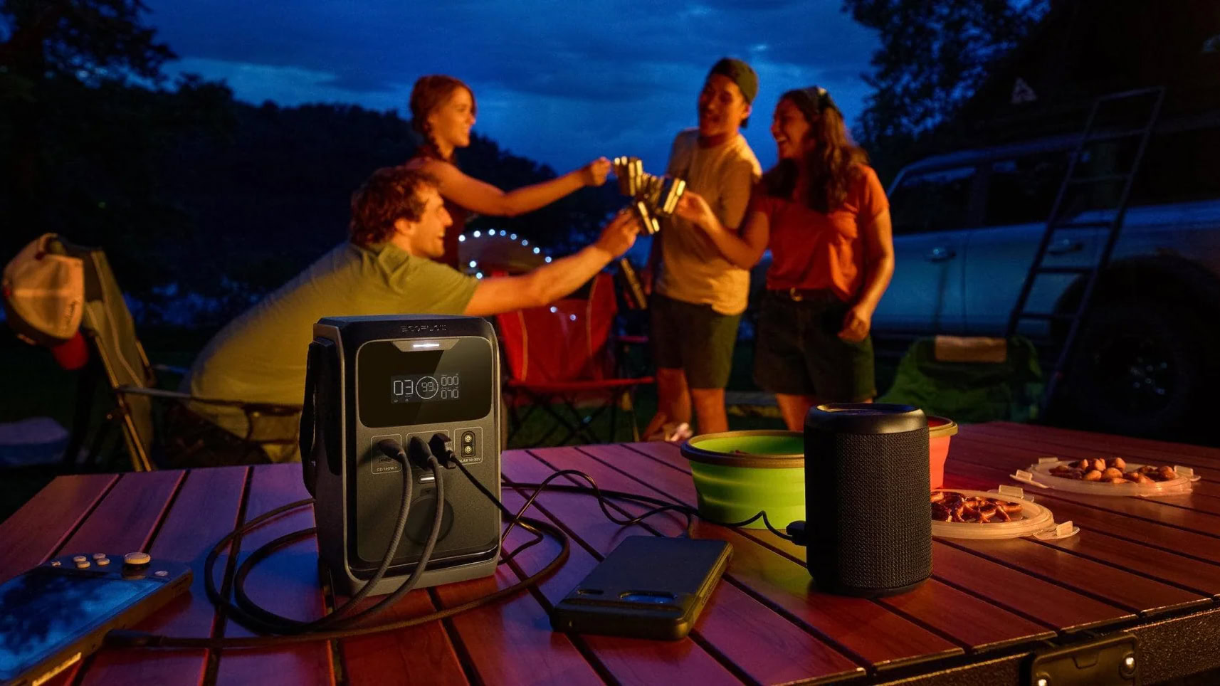 EcoFlow TRAIL 300 DC em festa