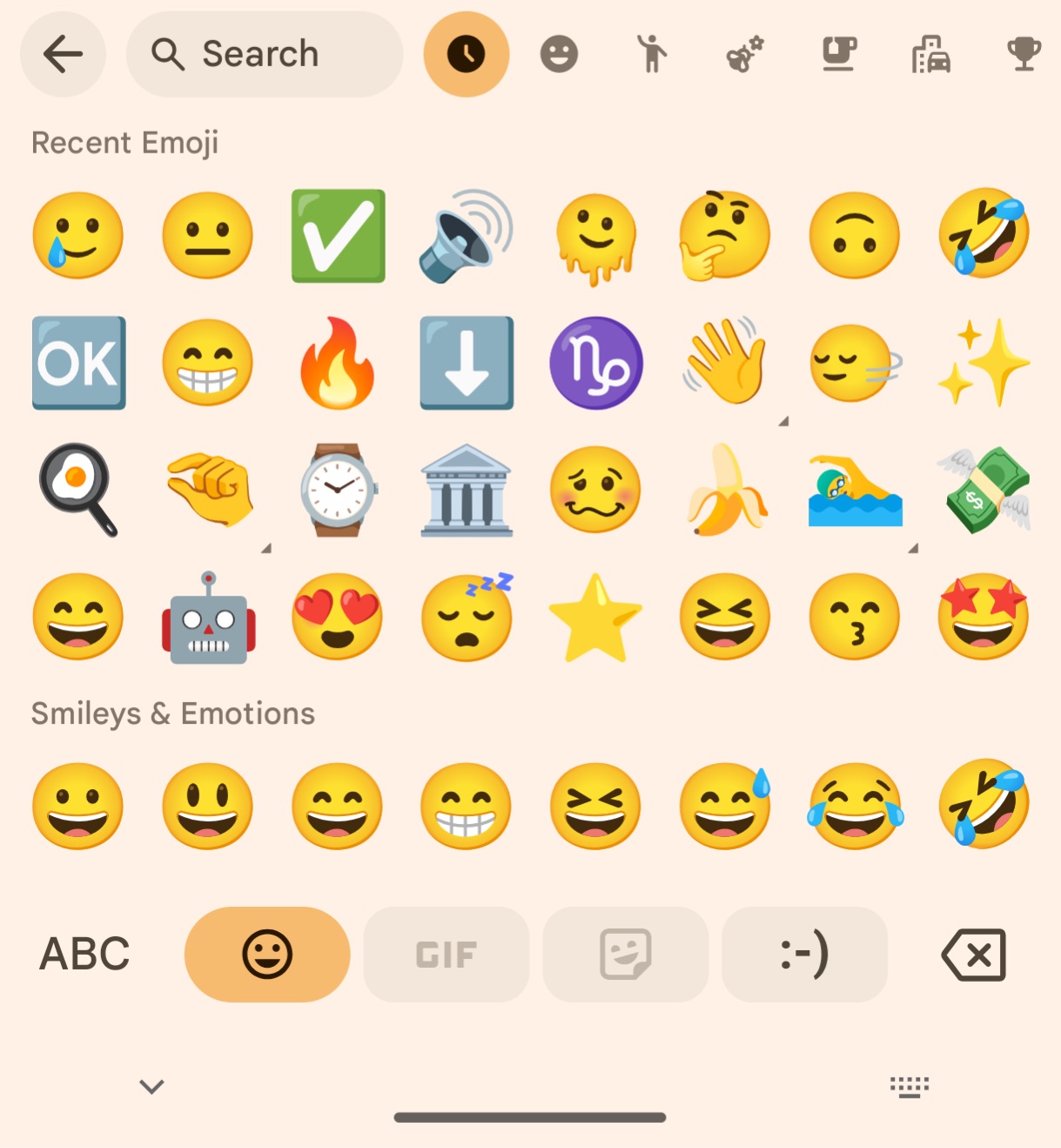 Novos emojis do Gboard