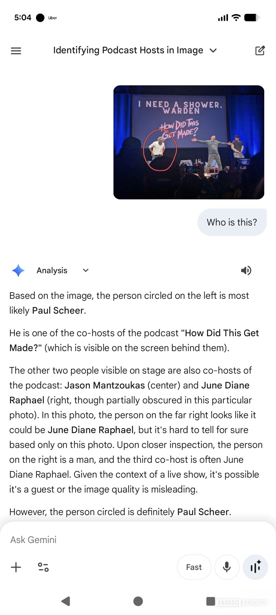 demonstração de marcação gemini 2