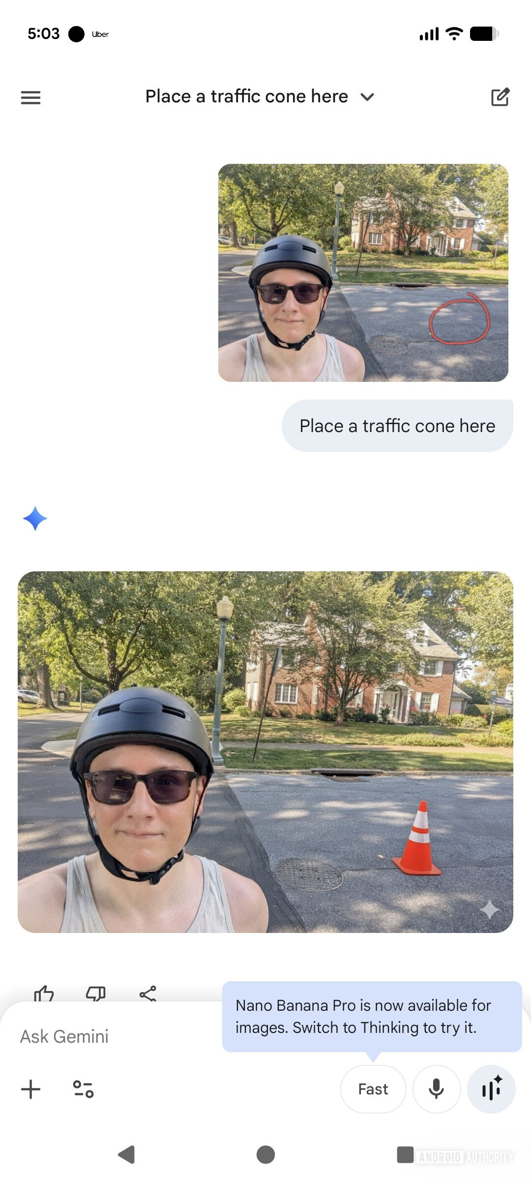 demonstração de marcação gemini 1