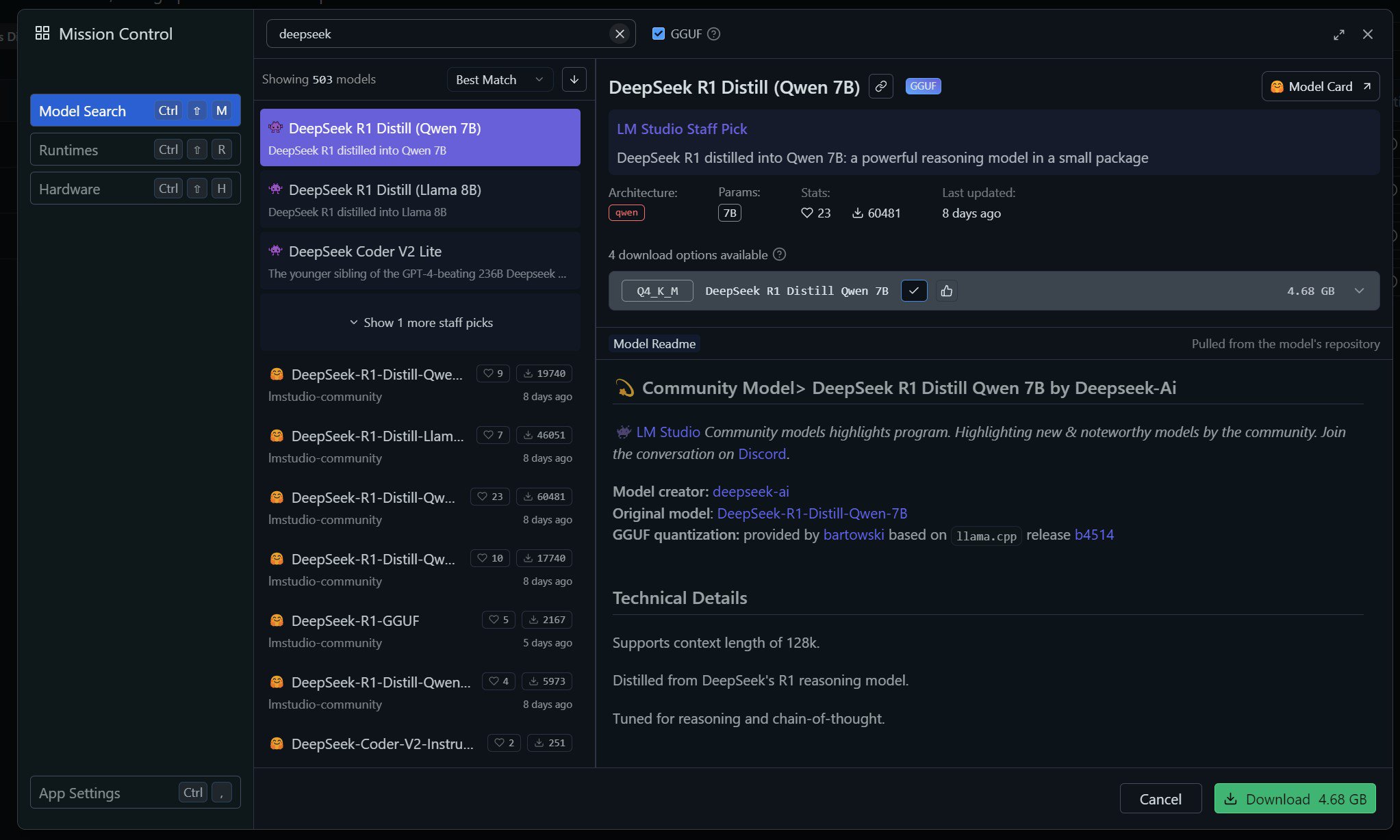 Configuração do DeepSeek LM Studio Configuração do DeepSeek LM Studio