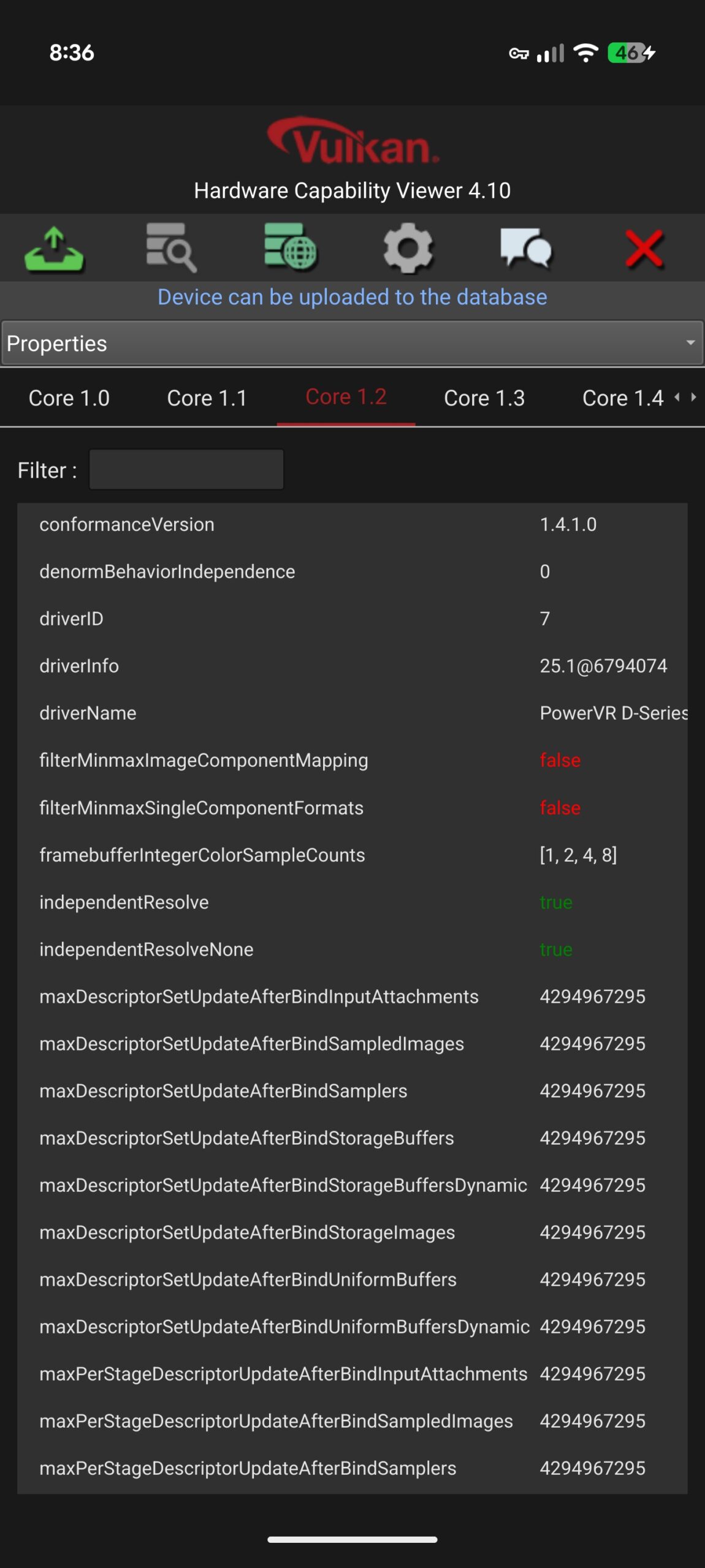 Atualização 1 da GPU Pixel 10 Pro XL