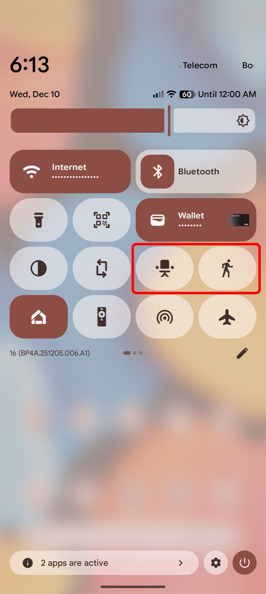 configurações rápidas do Android, assistente doméstico, mesa de suporte, alterna