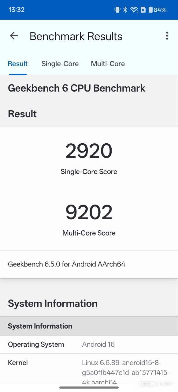 OnePlus 13 Geekbench 6