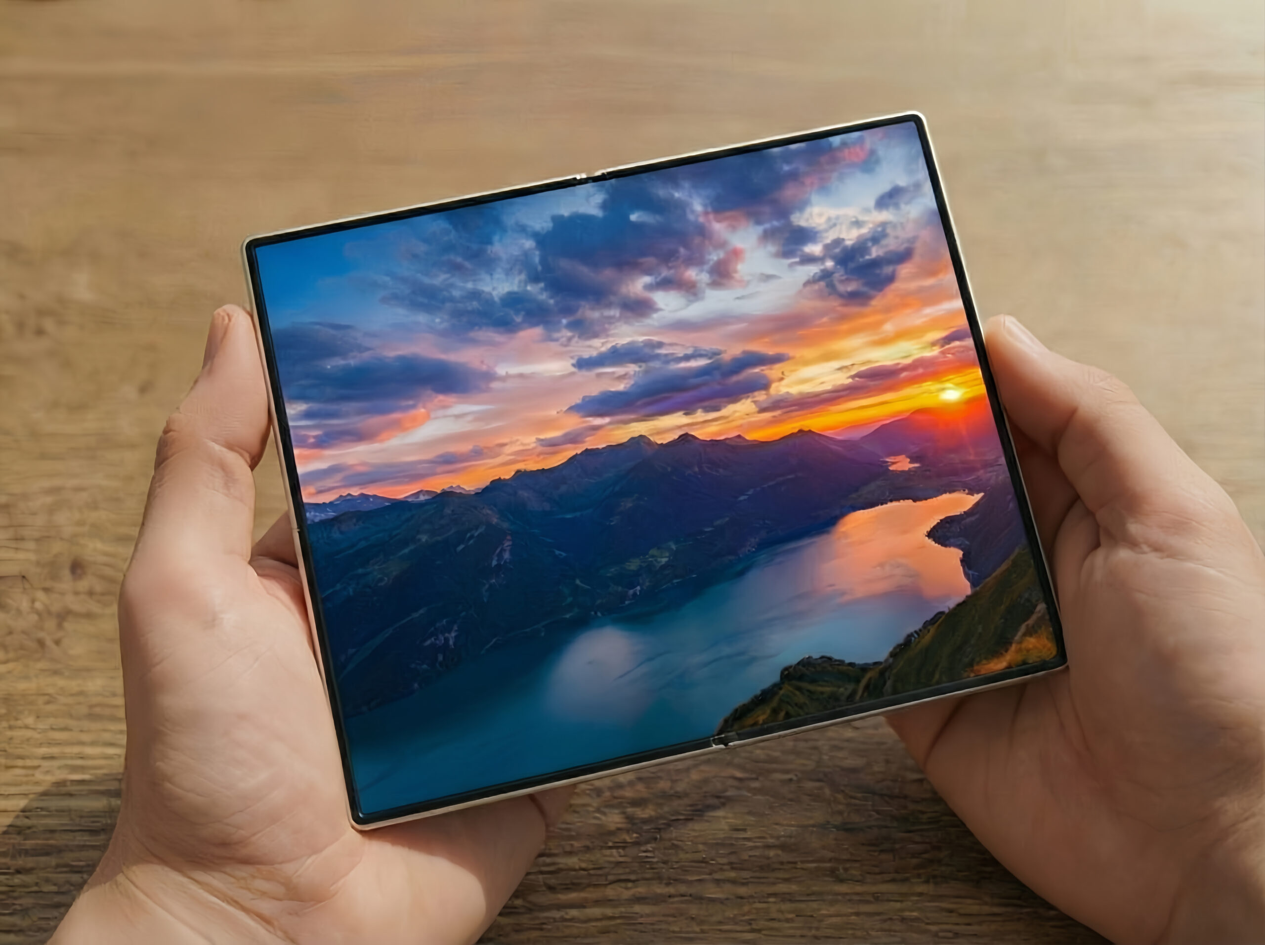 Renderização gerada por IA do Samsung Galaxy Wide Fold (2)