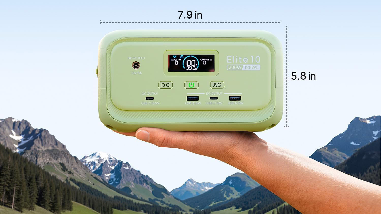 Mini estação de energia portátil BLUETTI Elite 10 disponível