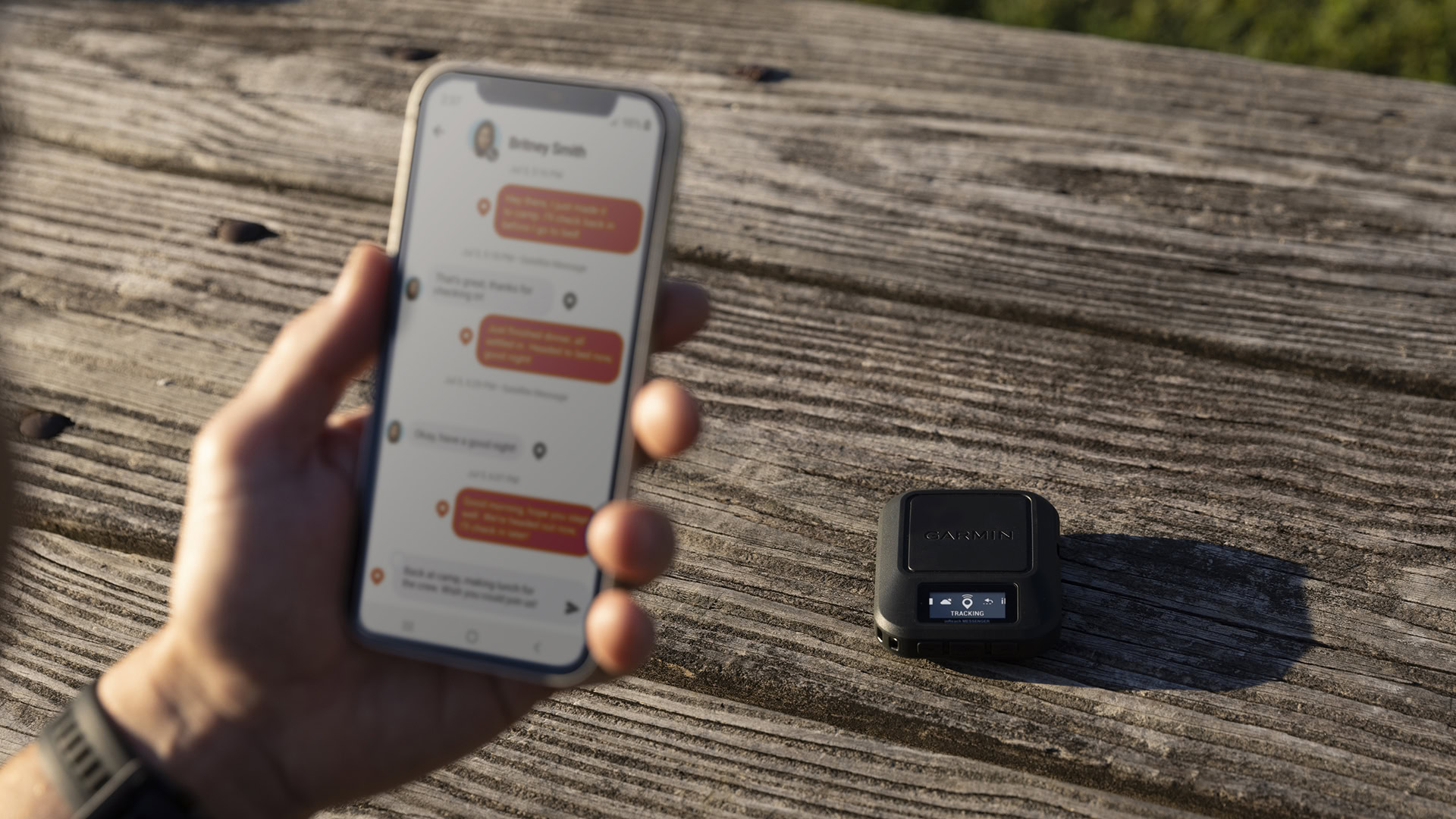 Estilo de vida 4 do Garmin InReach Messenger