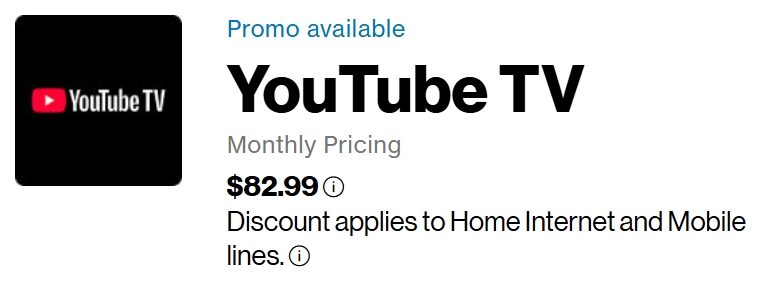 Promoção da Verizon no YouTube TV (2)