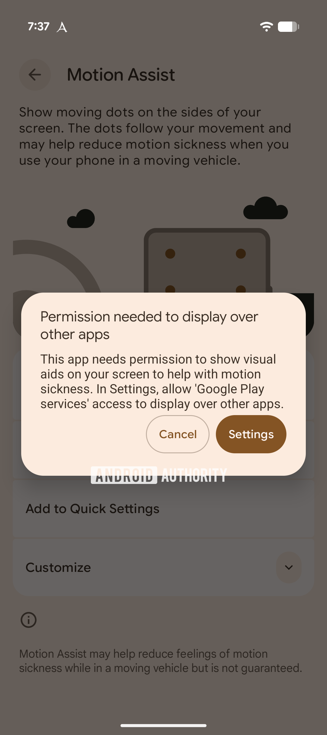O Android Motion Assist supera outros aplicativos