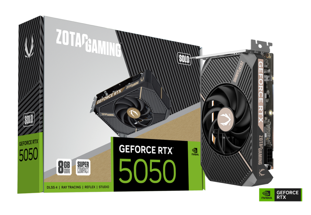 Crie o melhor PC compacto para jogos com as GPUs GeForce RTX™ 5060 Ti e 5050 da ZOTAC GAMING