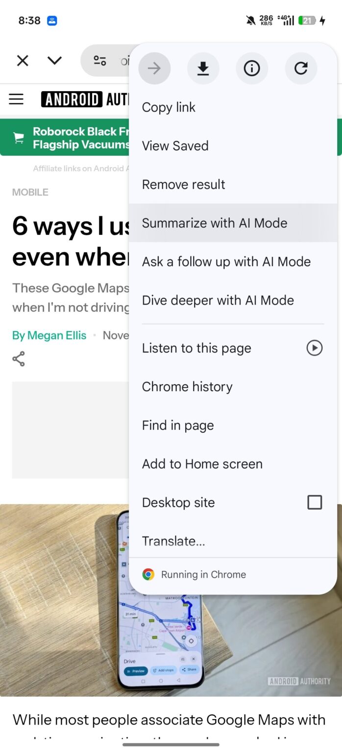 Do Discover aos links da web, o Google tornou muito mais fácil usar o modo AI