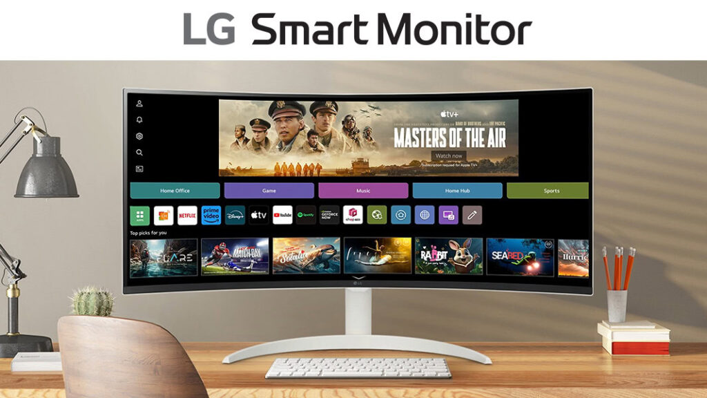 Economize $ 50 neste incrível monitor inteligente curvo LG de 34 polegadas