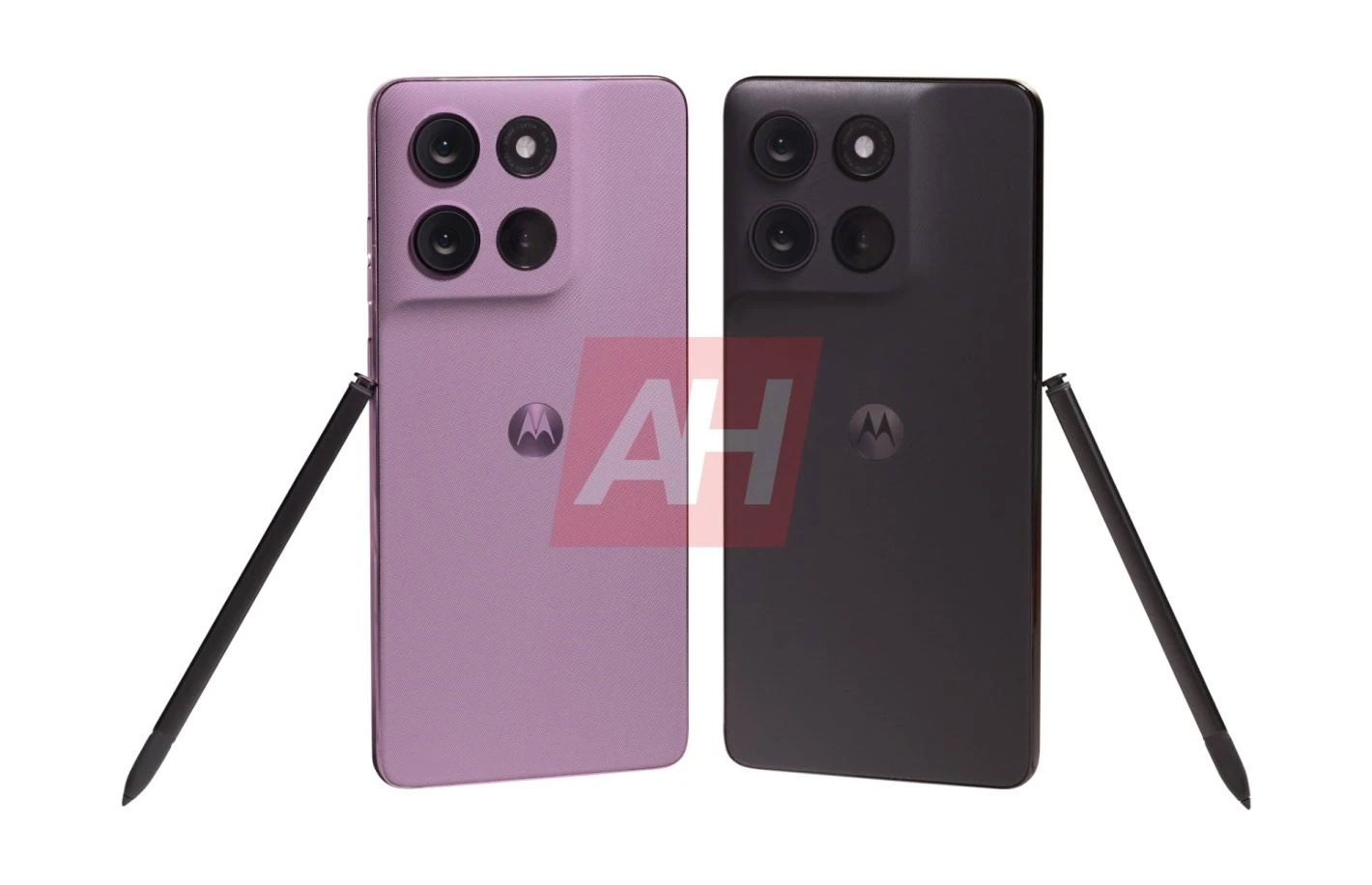 Motorola Moto G Stylus 2026 em lavanda e cinza