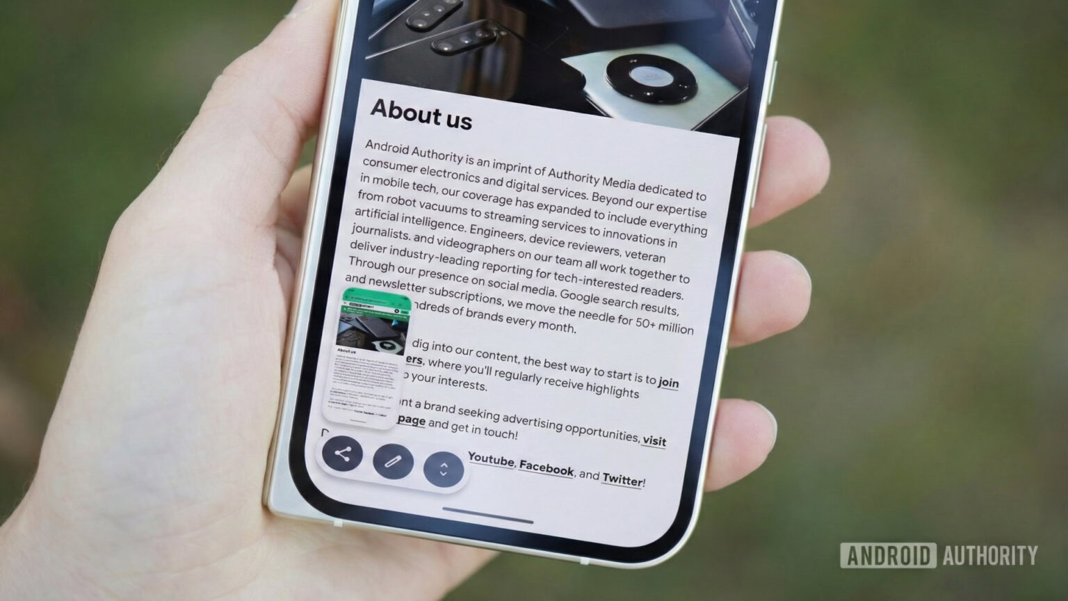 O Android está corrigindo uma parte irritante da captura de tela de rolagem