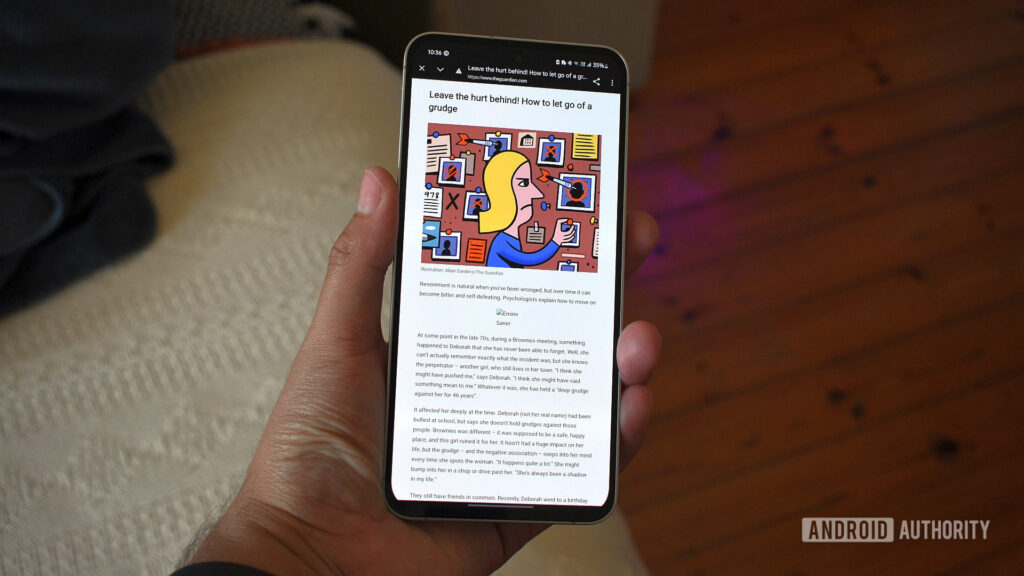 O Chrome para Android está corrigindo um problema irritante no modo de leitura
