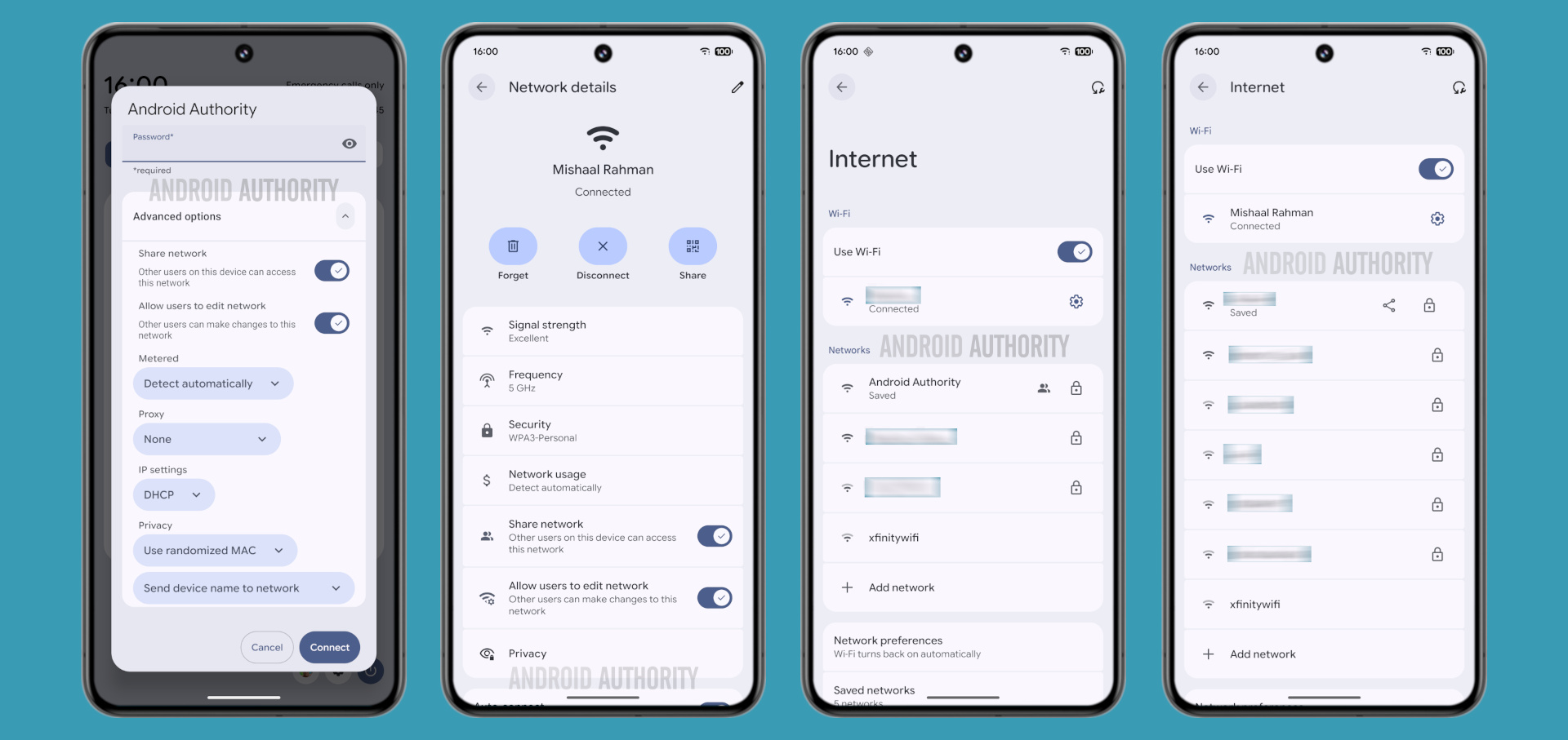Novos controles de rede Wi-Fi no Android Novos controles de rede Wi-Fi no Android