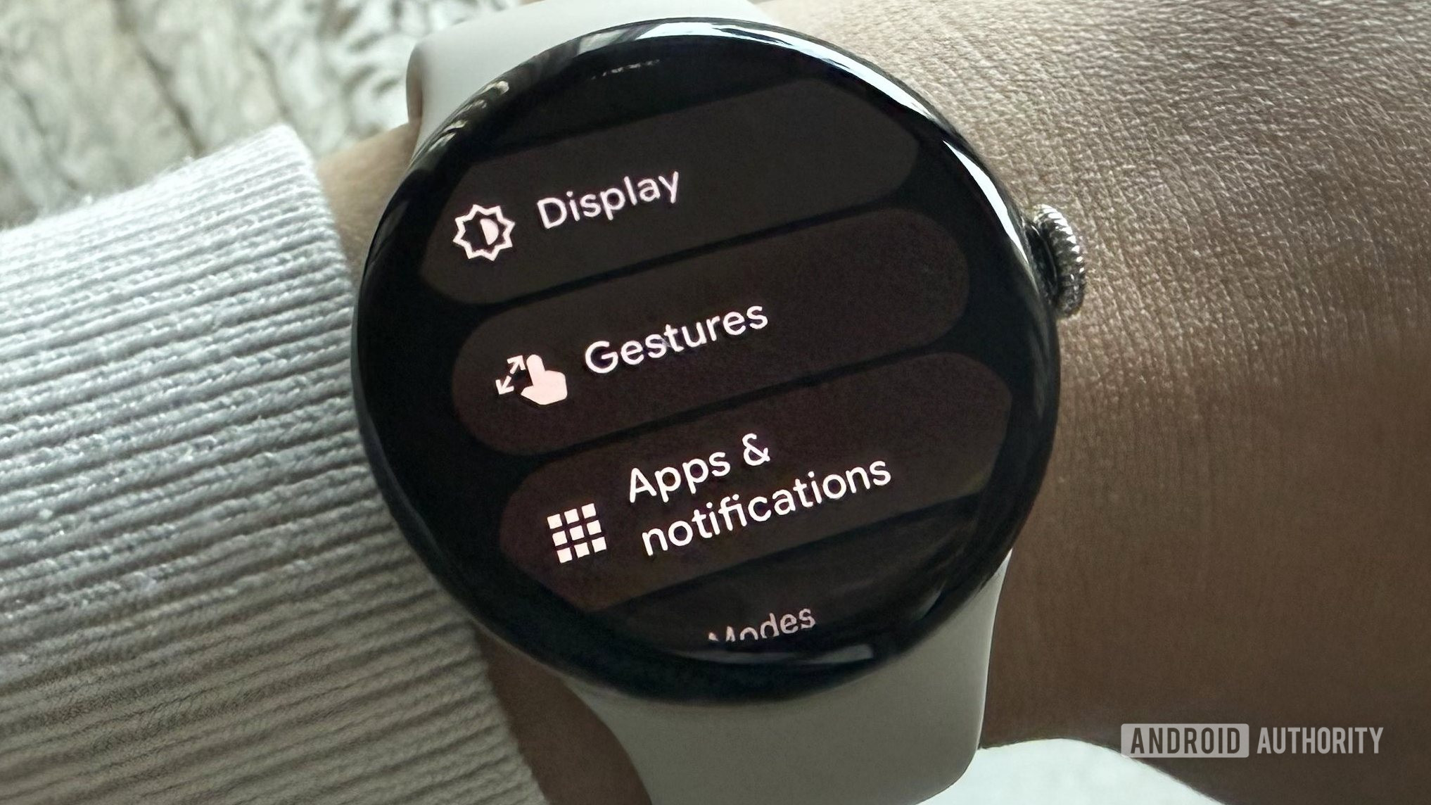 Herói dos gestos do Google Pixel Watch 4