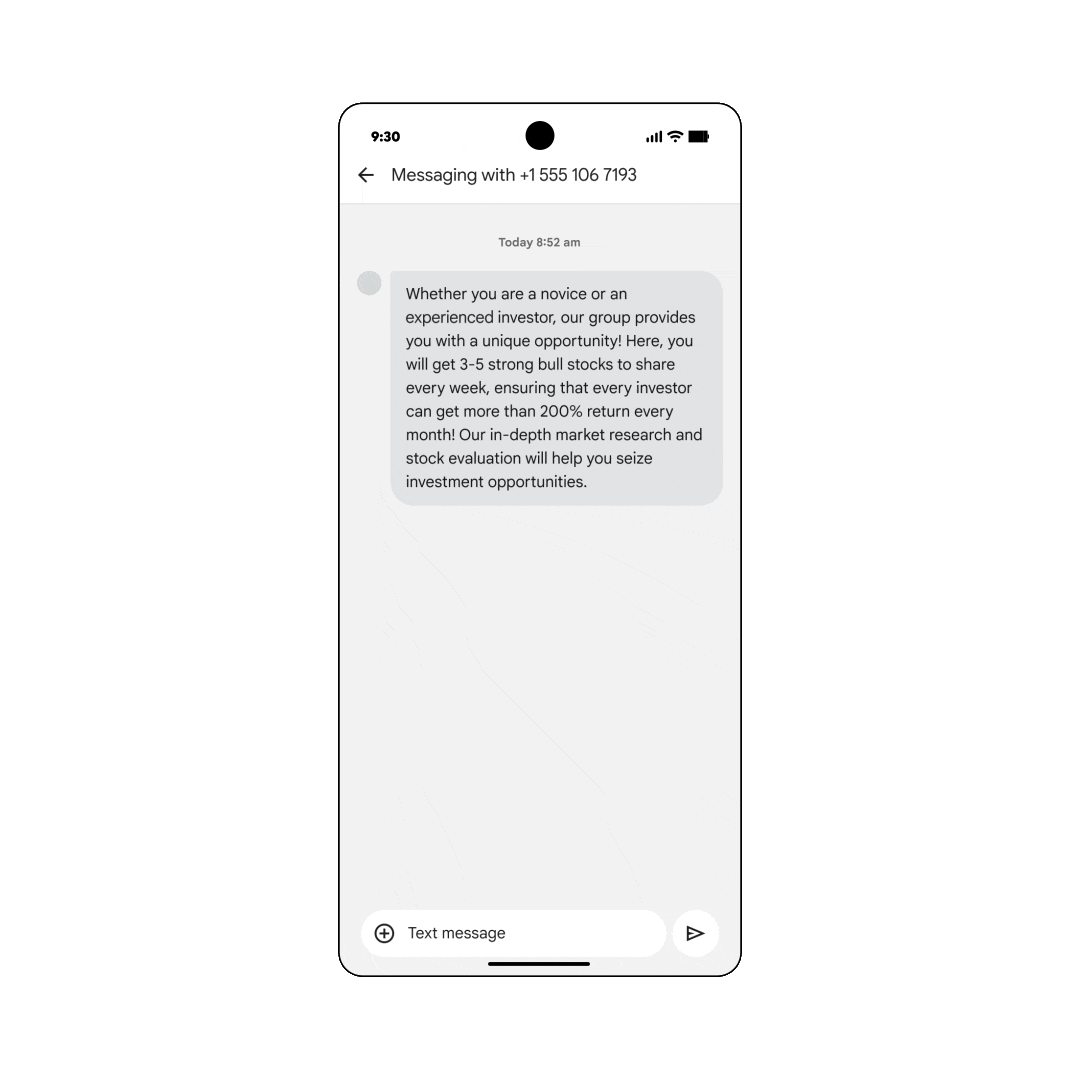Evite golpes com Circle to Search Evite golpes com Circle to Search