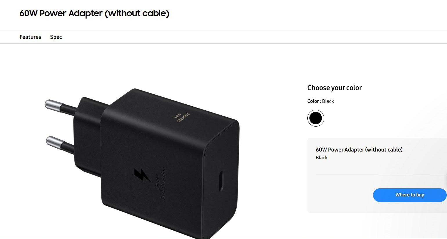 Carregador Samsung 60W Lista de carregadores Samsung 60W