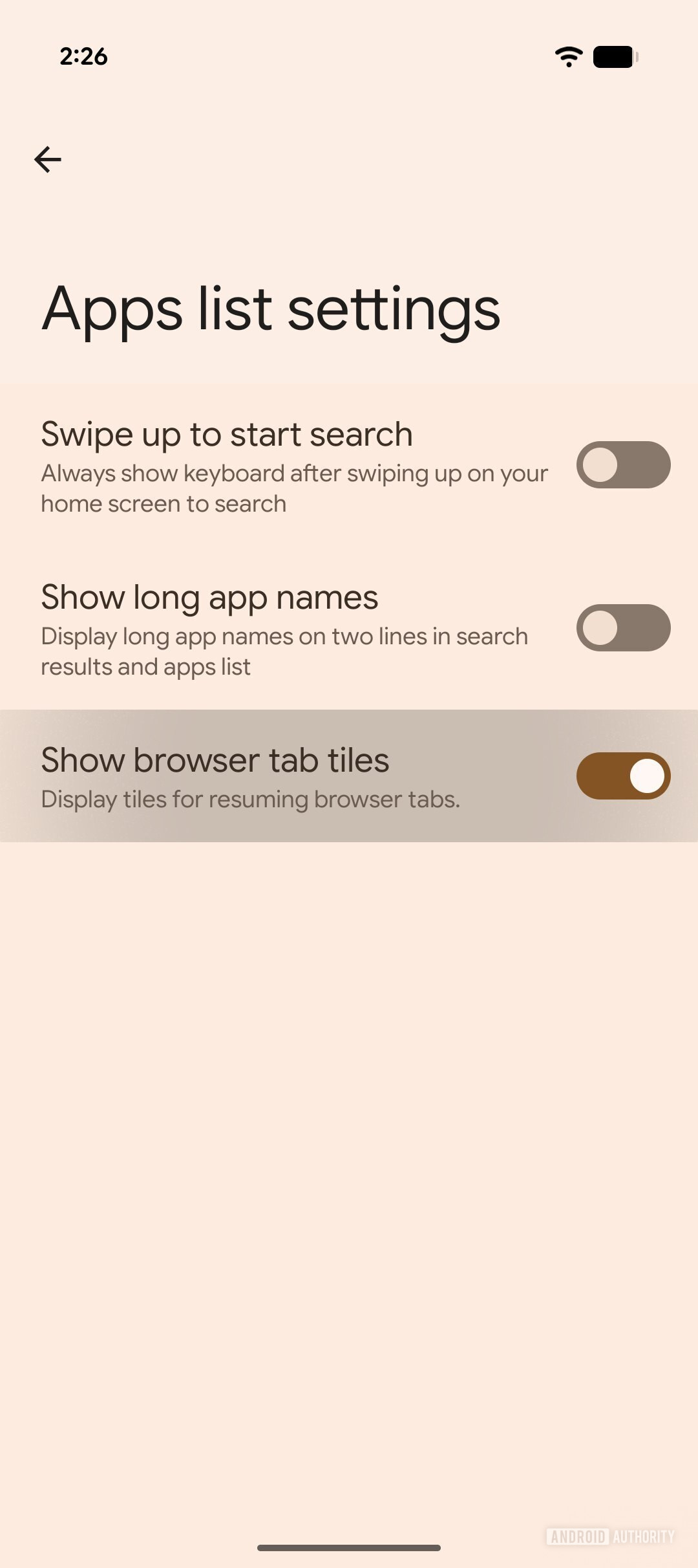 Pixel Launcher Mostrar blocos de guias do navegador Pixel Launcher Mostrar blocos de guias do navegador