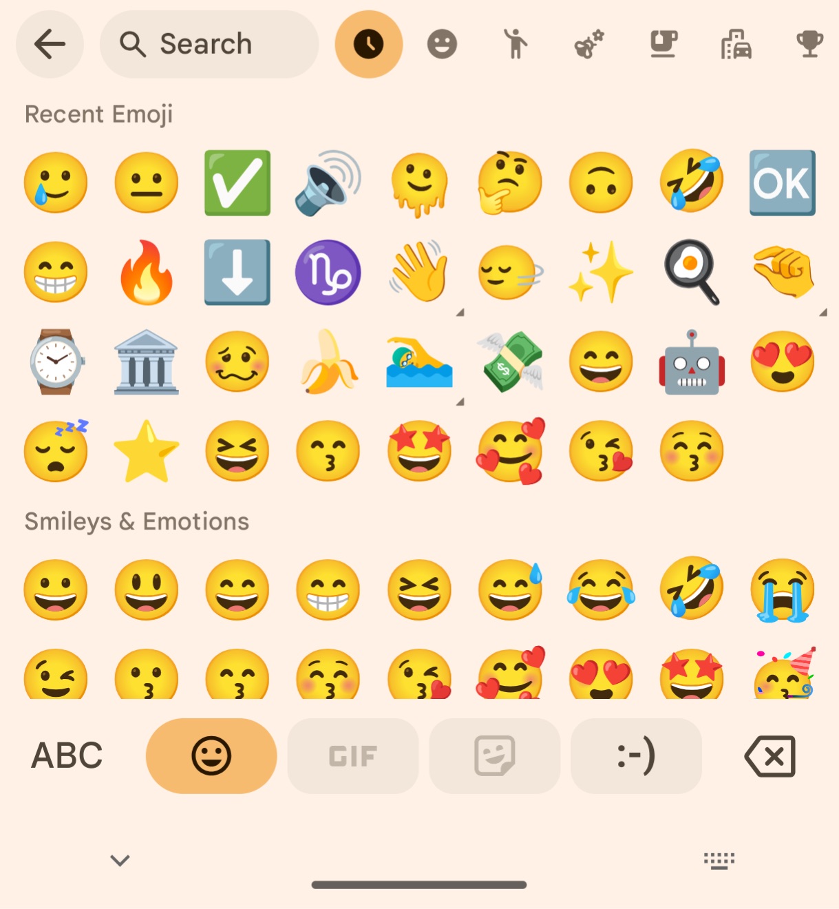 Emojis do Gboard antigos