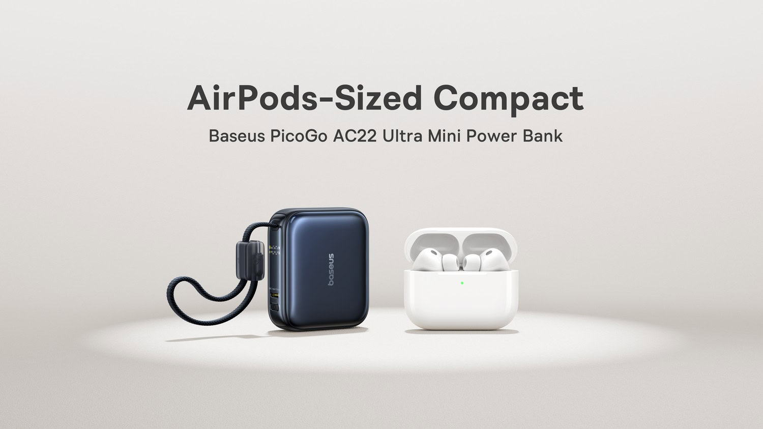 Banco de potência Baseus PicoGo AC22 Ultra Mini