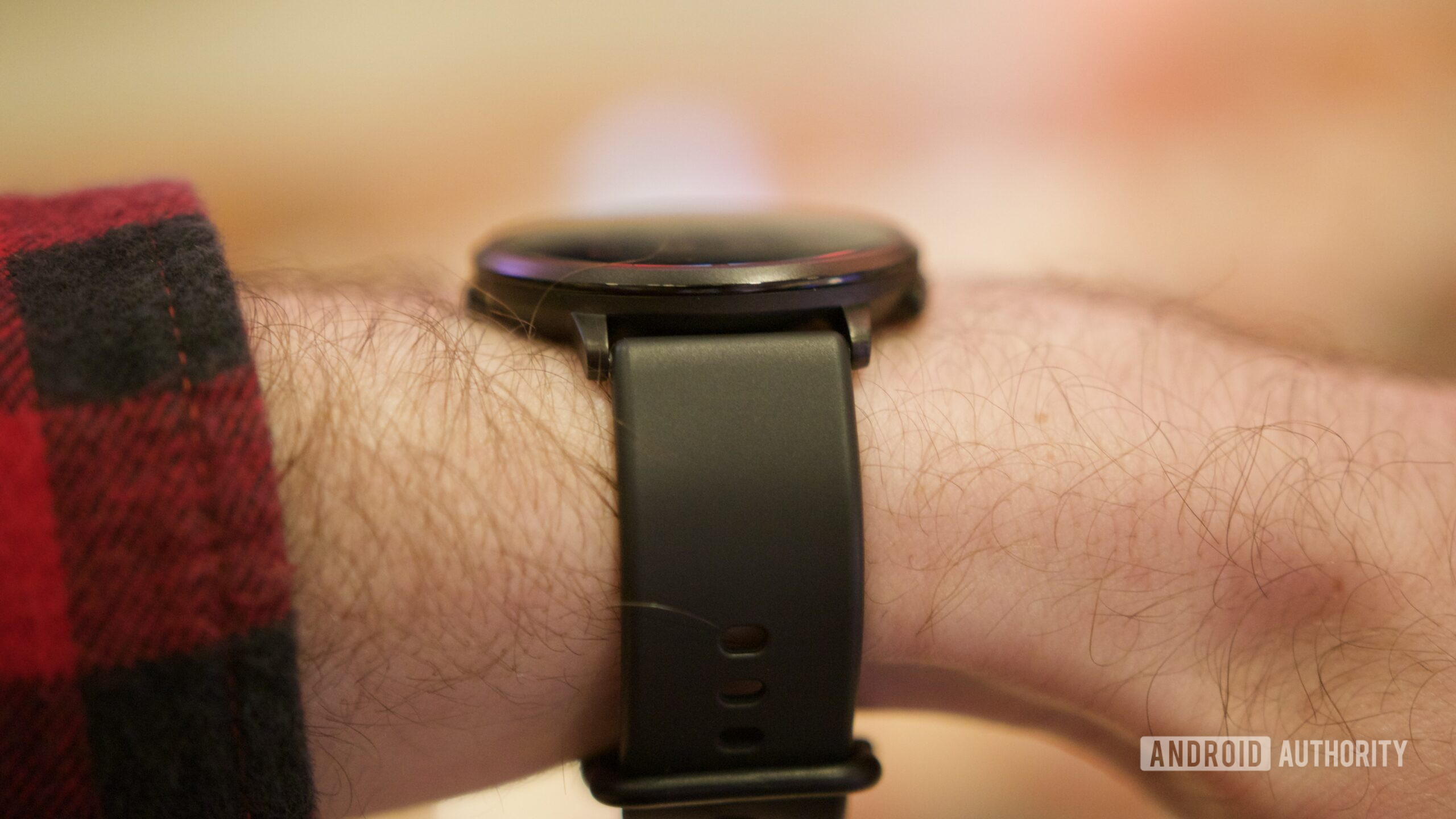 Vista lateral do Pebble Round 2.