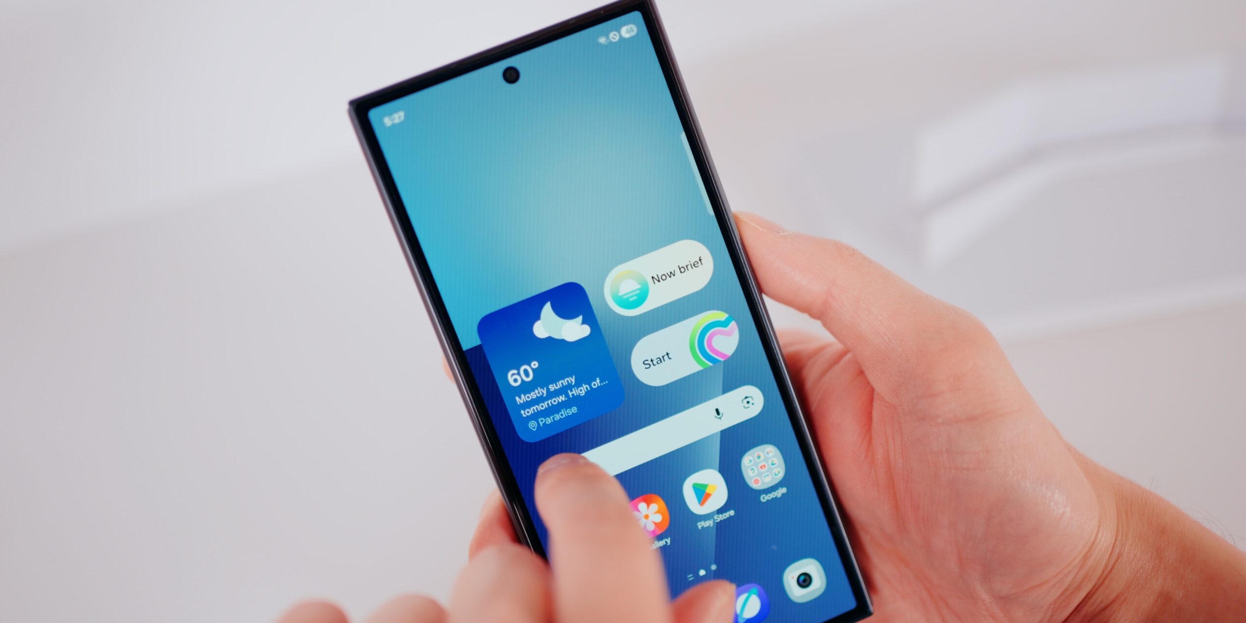 Tela de capa tripla Samsung Galaxy Z