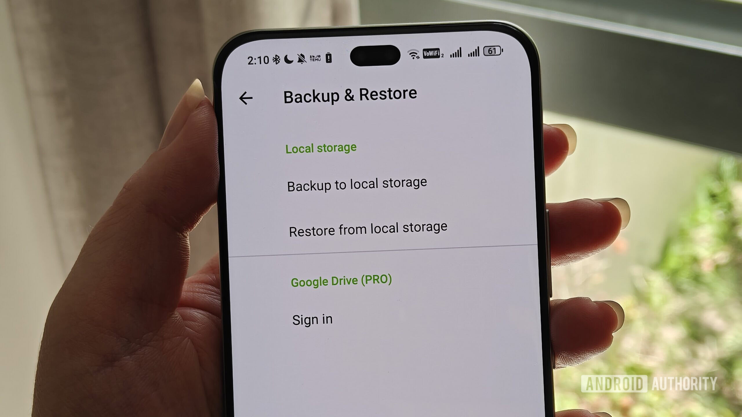 opção de exportação no aplicativo subby opção de exportação no aplicativo subby