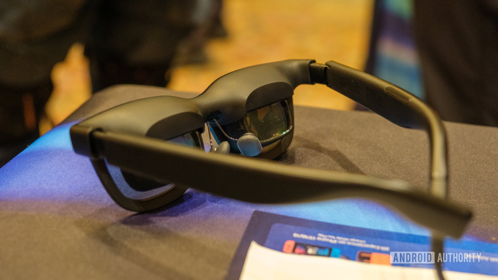 Visor traseiro de demonstração do Viture Beast