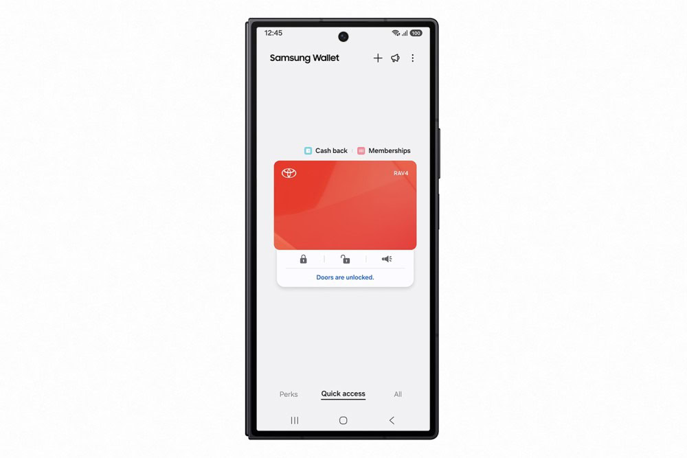 carteira samsung toyota rav 4