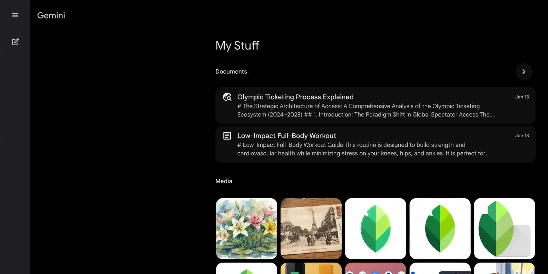 Documentos Gemini My Stuff