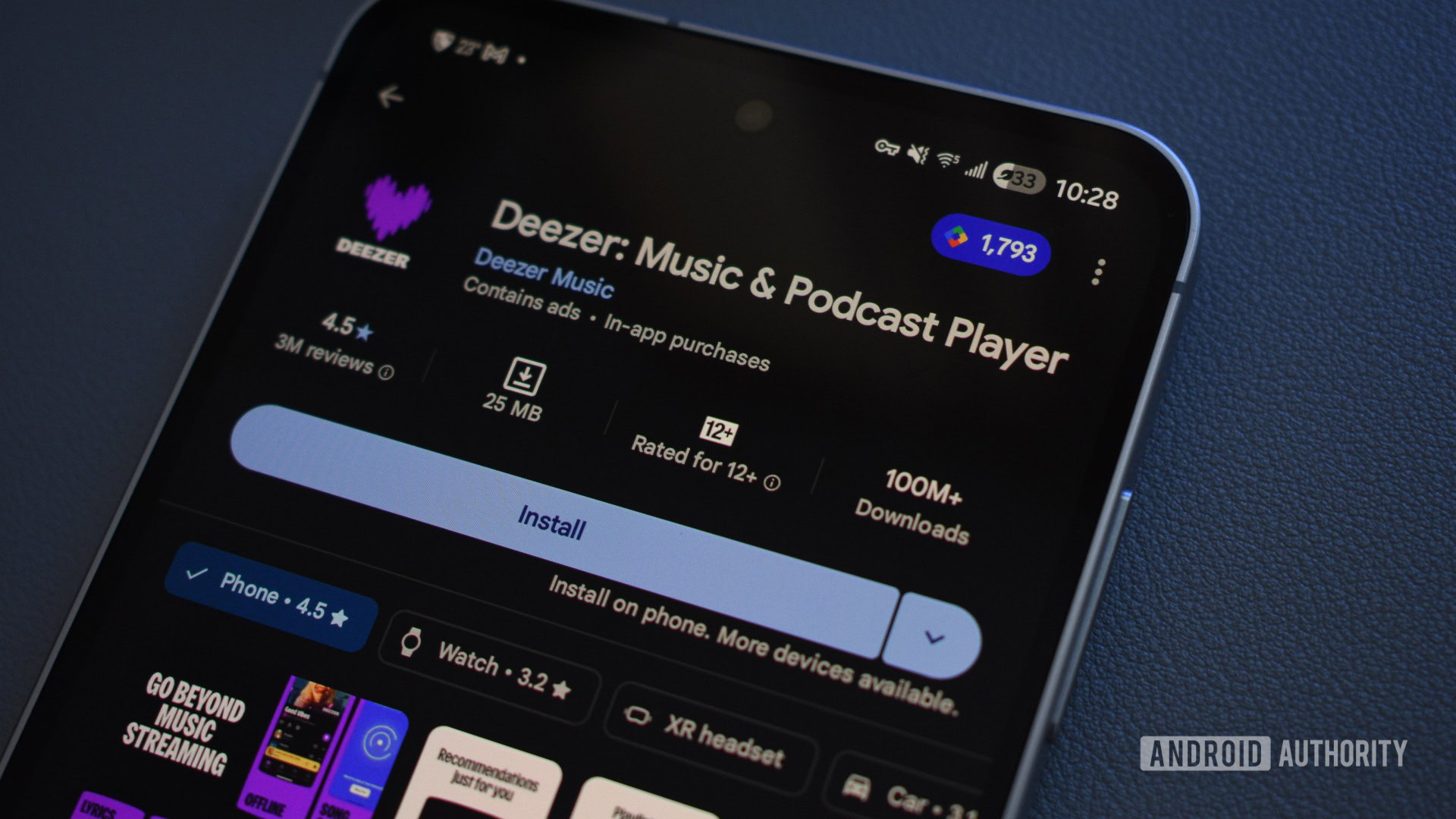 informações de listagem de aplicativos da Google Play Store deezer 1 informações de listagem de aplicativos da Google Play Store deezer 1