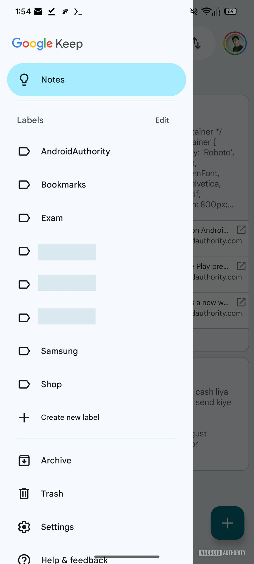 Próxima interface do Google Keep sem lembretes (2)
