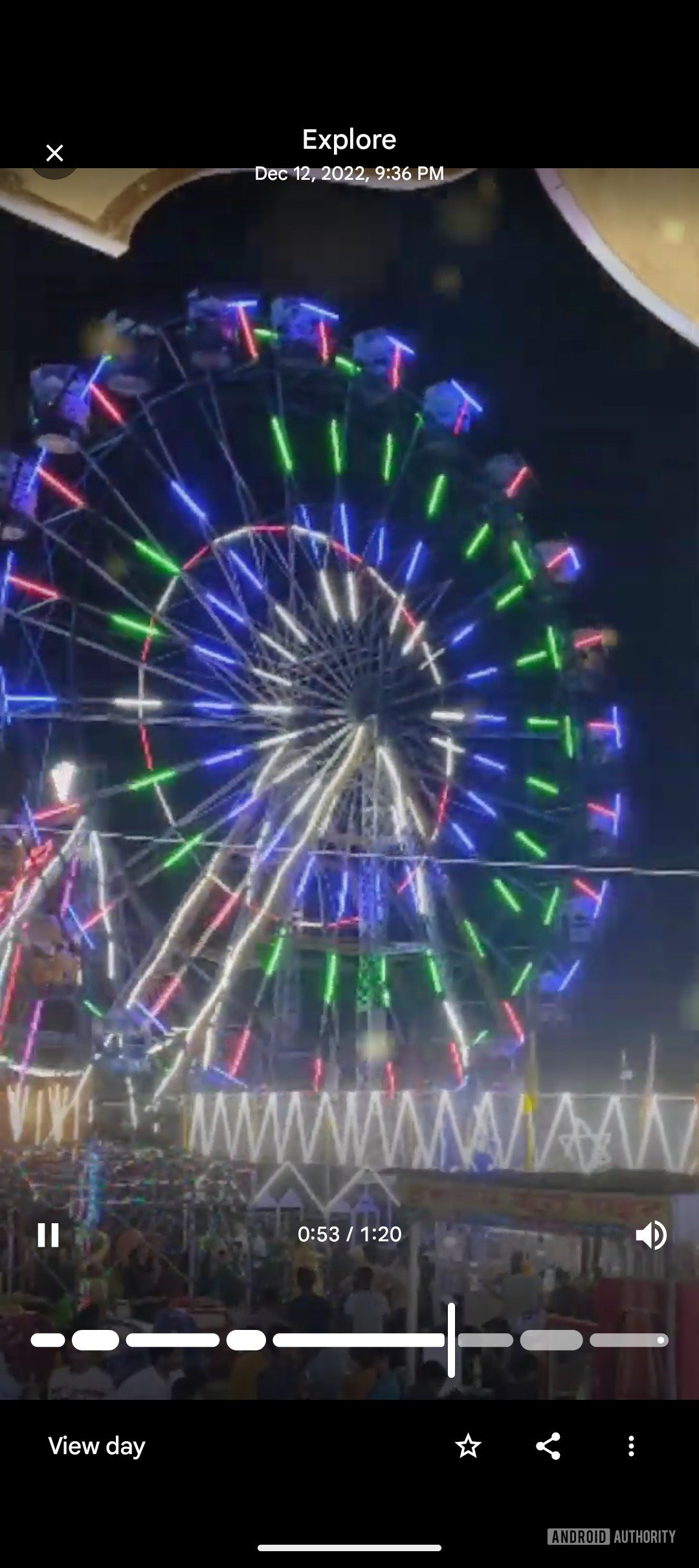 Feed de exploração do Google Fotos