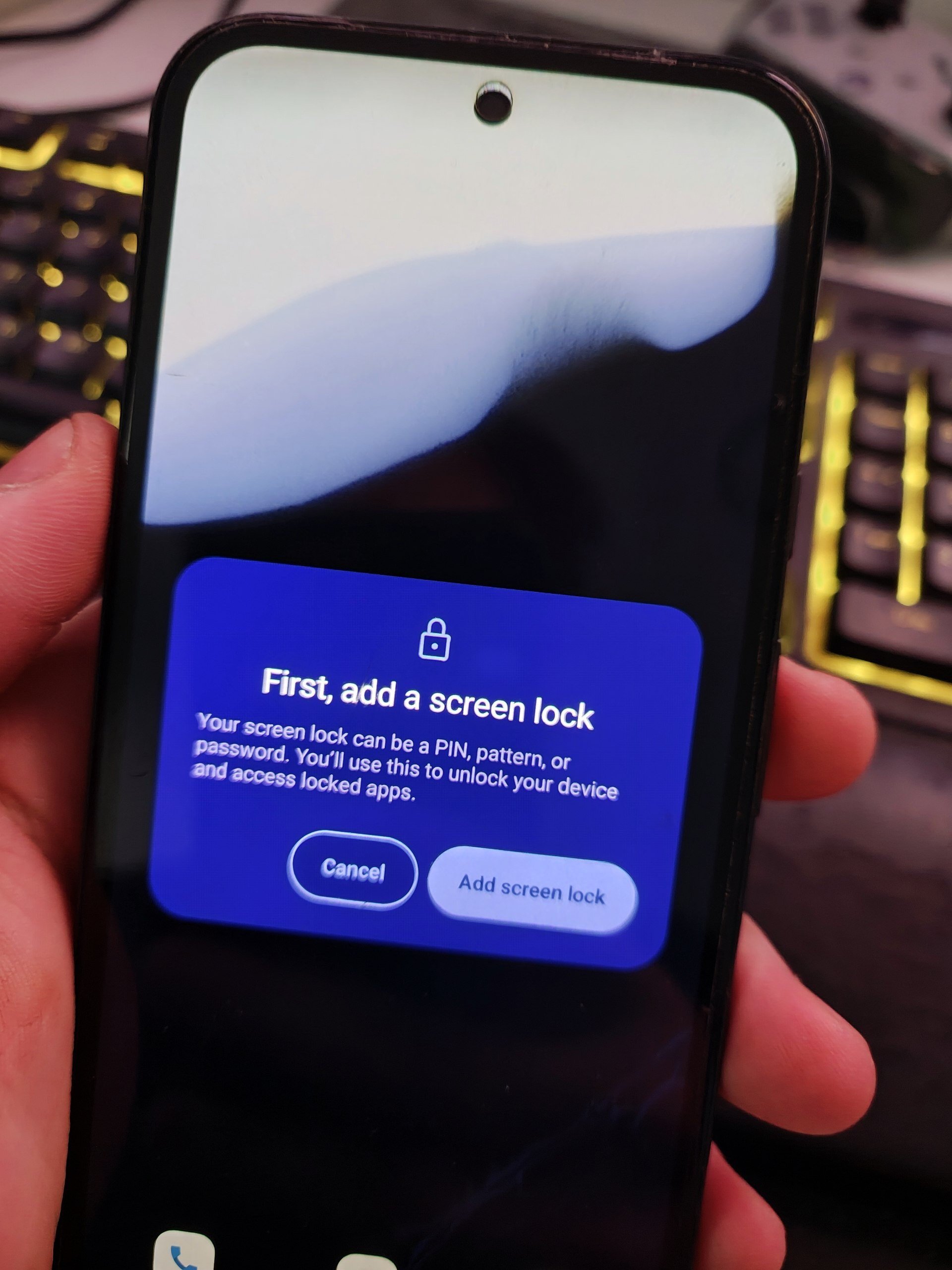 bloqueio de aplicativo a17 2