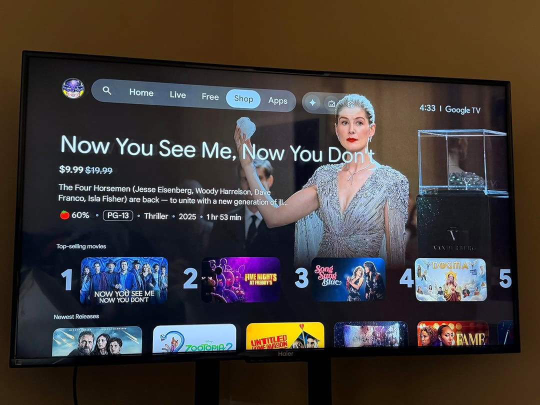 Guia Loja do Google TV