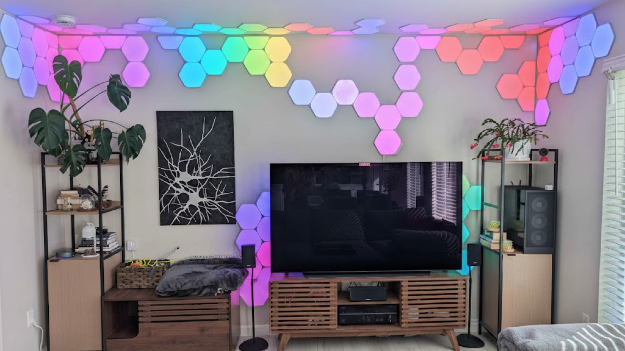 c scott foto da sala de estar nanoleaf extravaganzanano bananaed