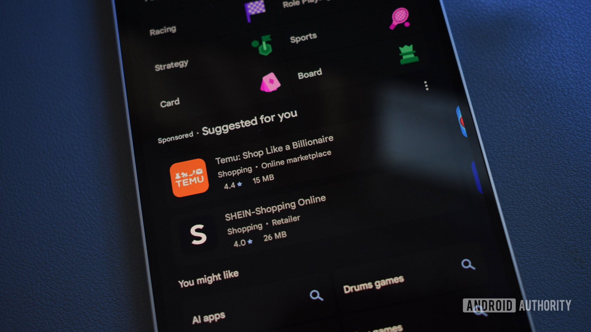 anúncios da página de pesquisa da Google Play Store 1 anúncios da página de pesquisa da Google Play Store 1